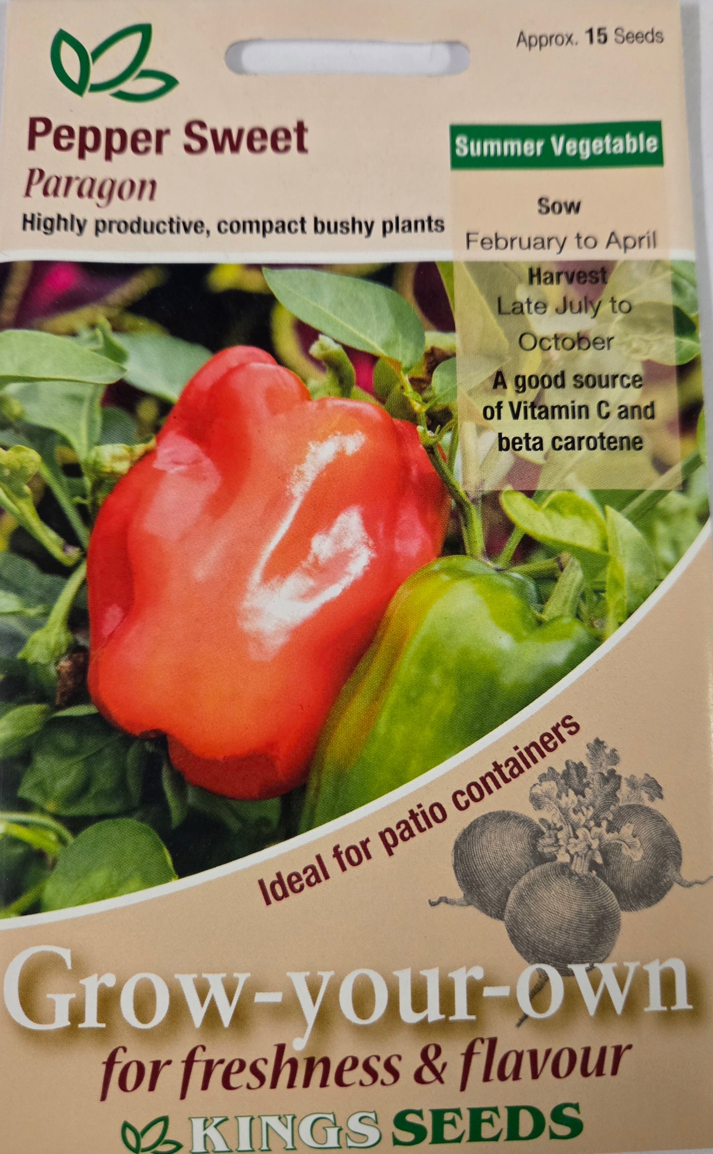 Kings Seeds Pepper Sweet Paragon