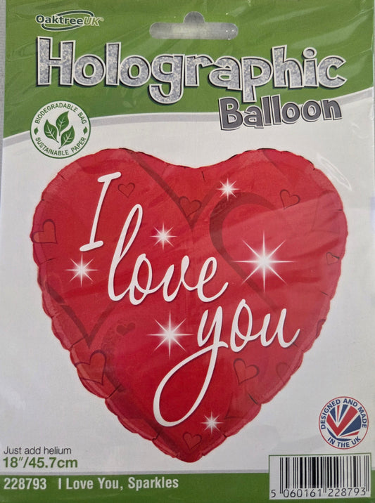 Valentines Foil Helium Balloon