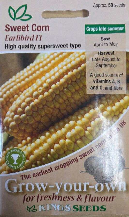 Kings Seeds Sweet Corn Goldcrest F1