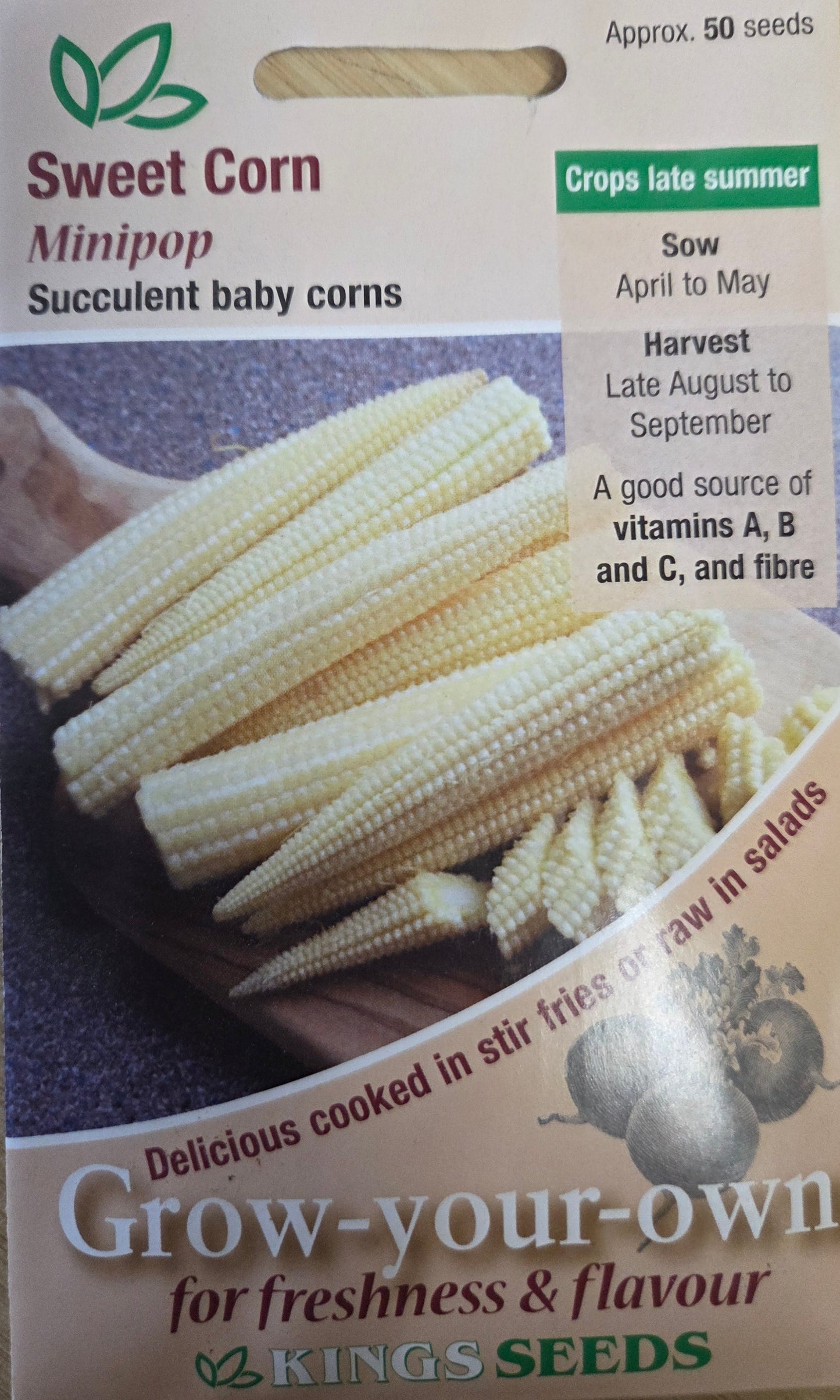 Kings Seeds Sweet Corn Minipop