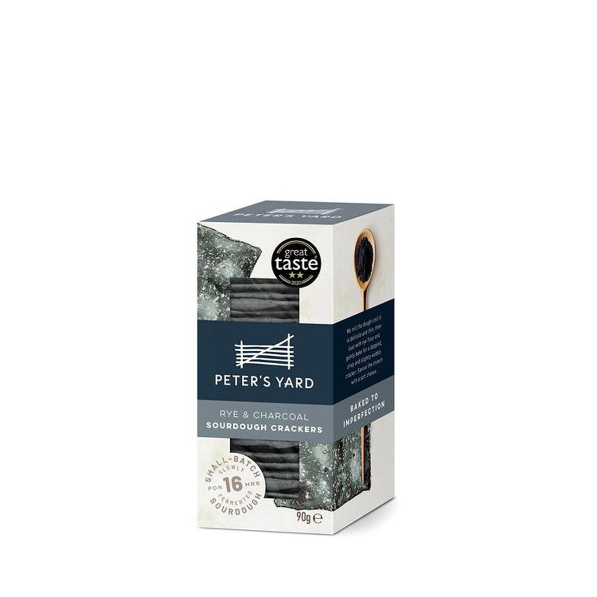 Peters Yard Rye & Charcoal Sourdough Crackers 90g