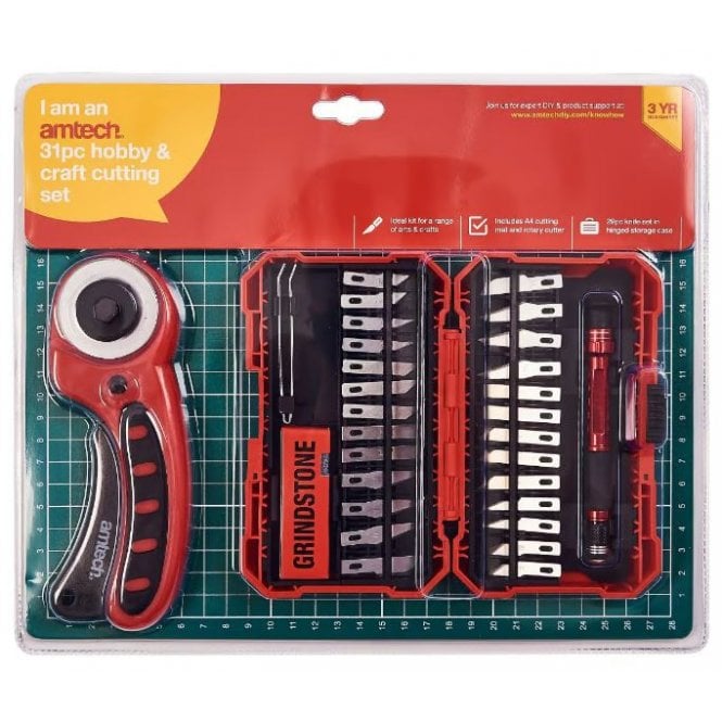 Amtech Hobby & Craft Cutting Set 31pcs