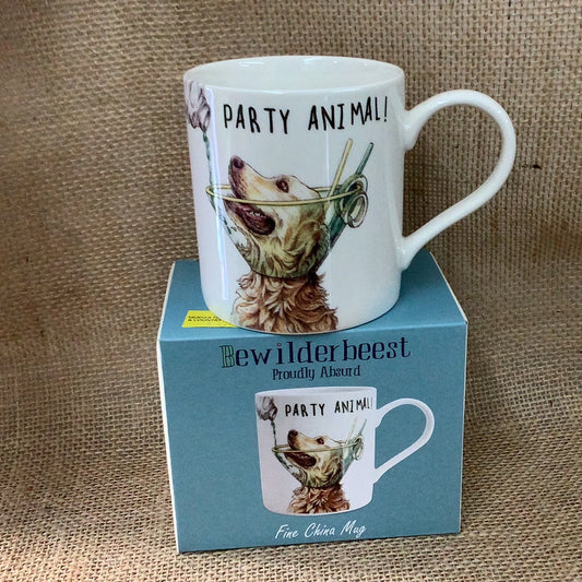 Bewilderbeest Party Animal Fine China Mug