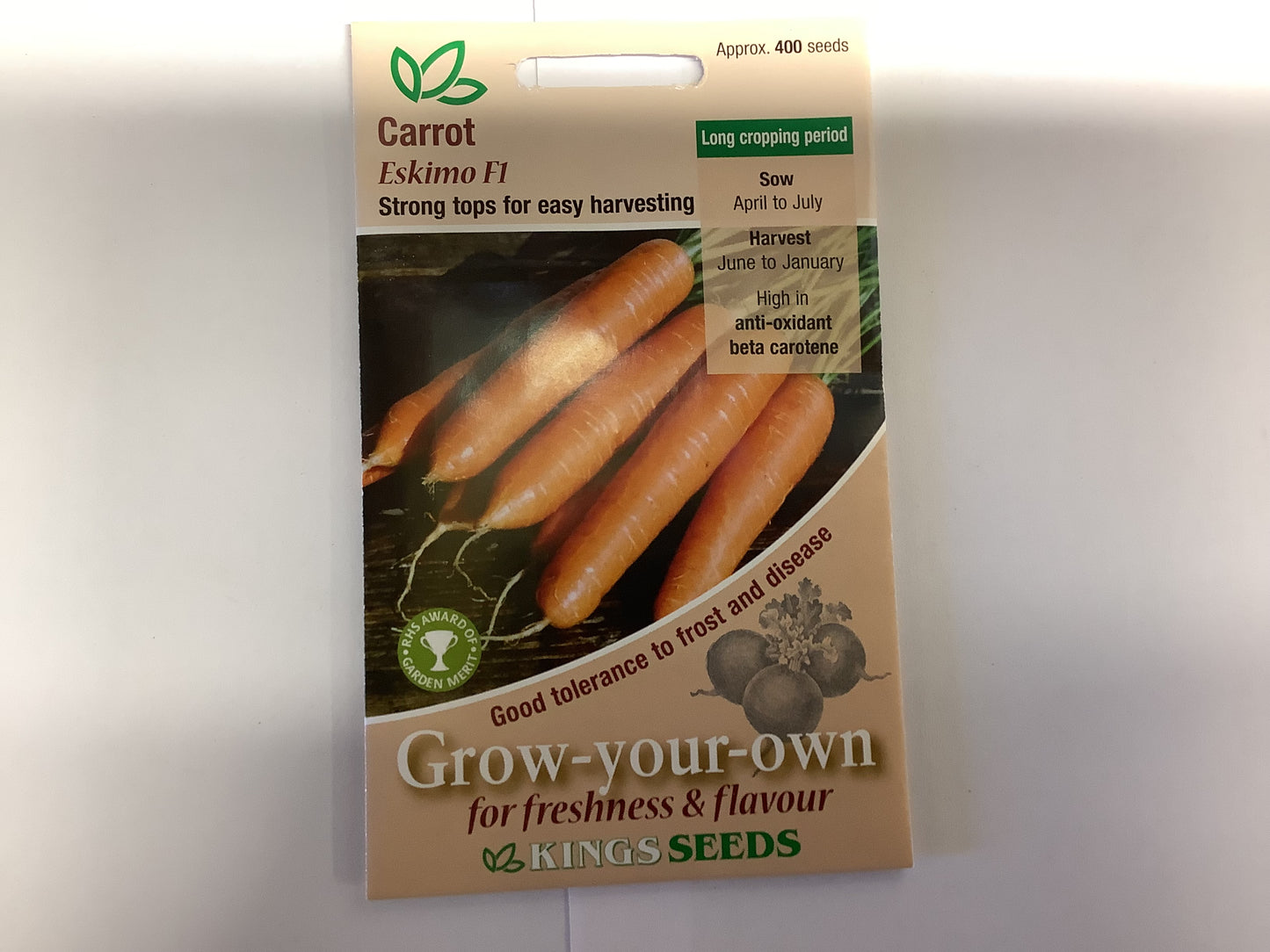 Kings Seeds Carrot Eskimo F1