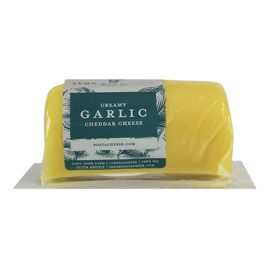 Our Creamy Garlic Barrels Cheddar Cheese Barrel 145g