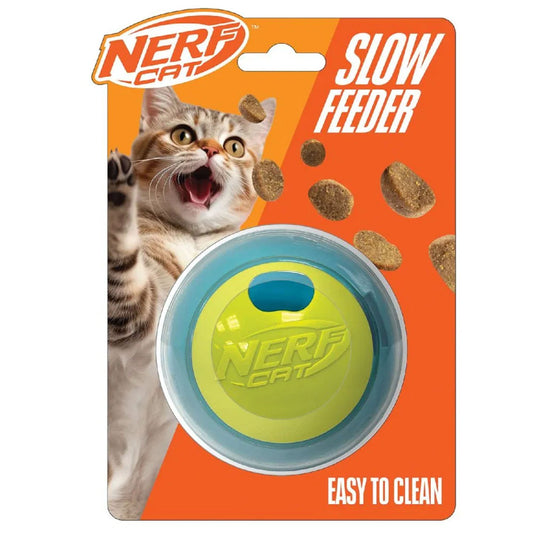 Nerf Cat Slow Feeder Puzzle Ball 3.5inchs