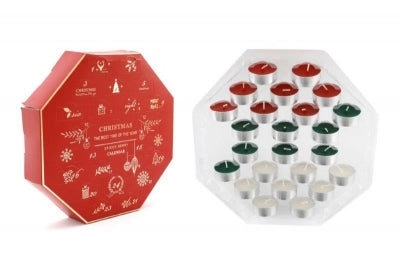Christmas T-Light Advent Box