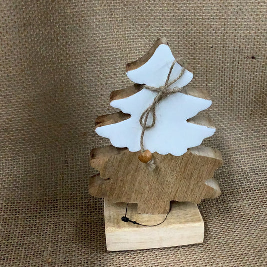 Christmas Tree Decoration White Ceramic Top