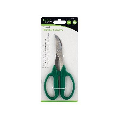 Green Blade Curved Pruning Scissors