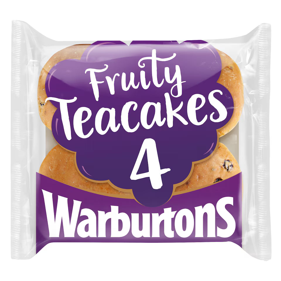 Warburtons Fruit Teacake x4