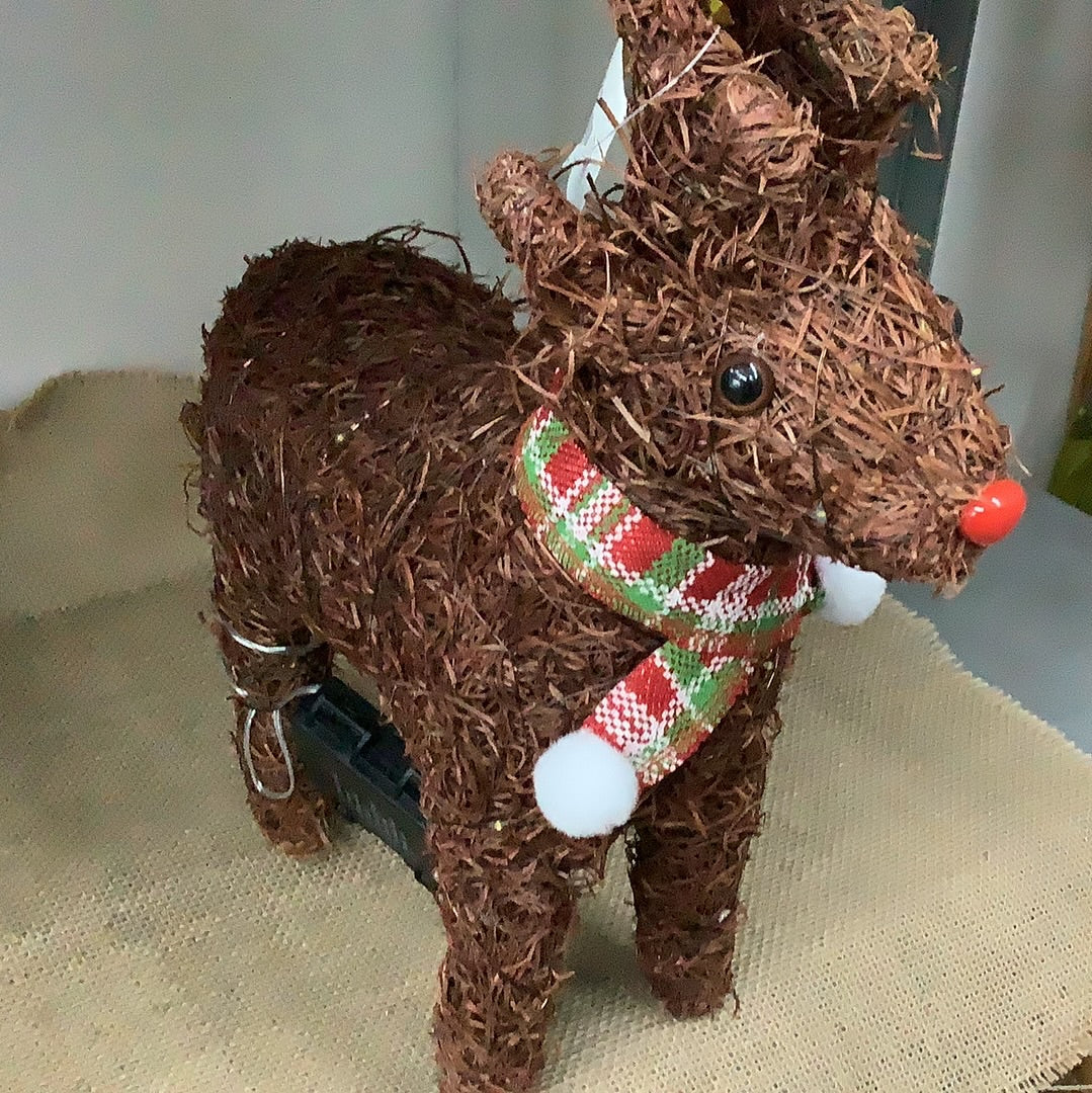 Light Up Battery Reindeer Mersea Farm Shop & Country Stores