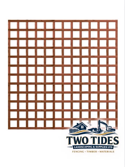6ft x 6ft Tides Curved Top Square Trellis
