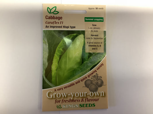 Kings Seeds Cabbage Caraflex F1
