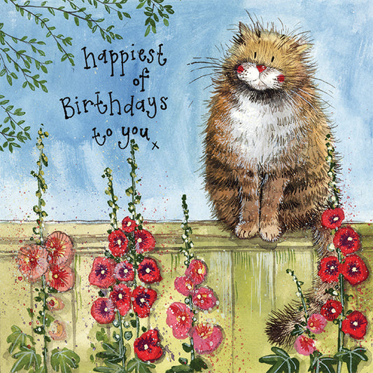 Alex Clark "Garden Fence" Card (Happy Birthday)