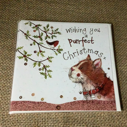 Alex Clark “Purrfect Christmas” Card