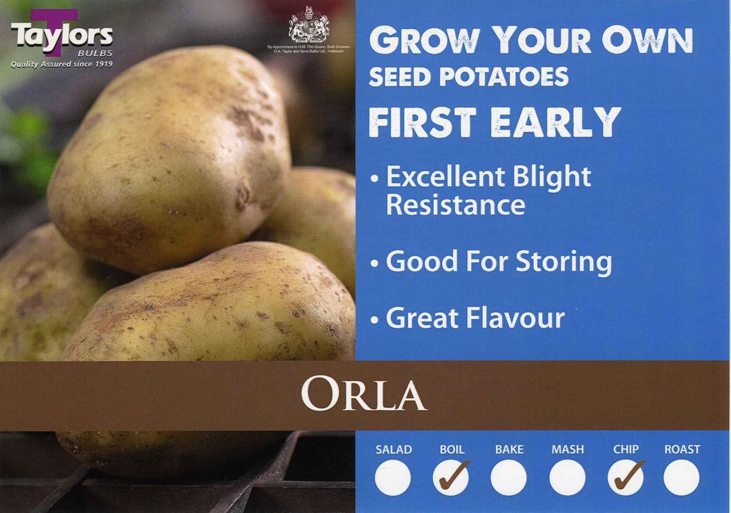 Taylors Seed Potatoes "Orla" 2kg