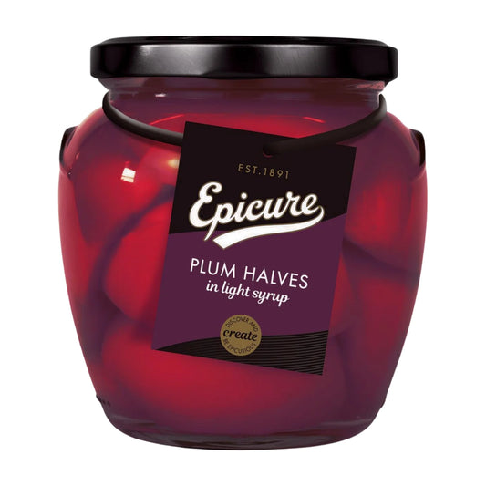 Epicure Plum Halves In Syrup 540g
