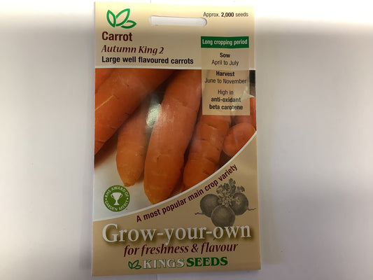 Kings Seeds Carrot Autumn King 2