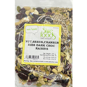 Shire Foods Nut Seed Cranberry Mix 200g