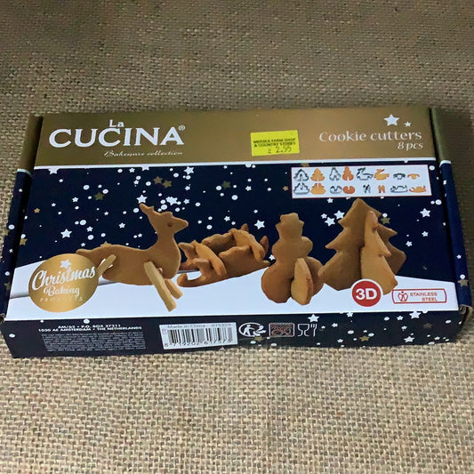 La Cucina Cookie Cutters 8Pcs