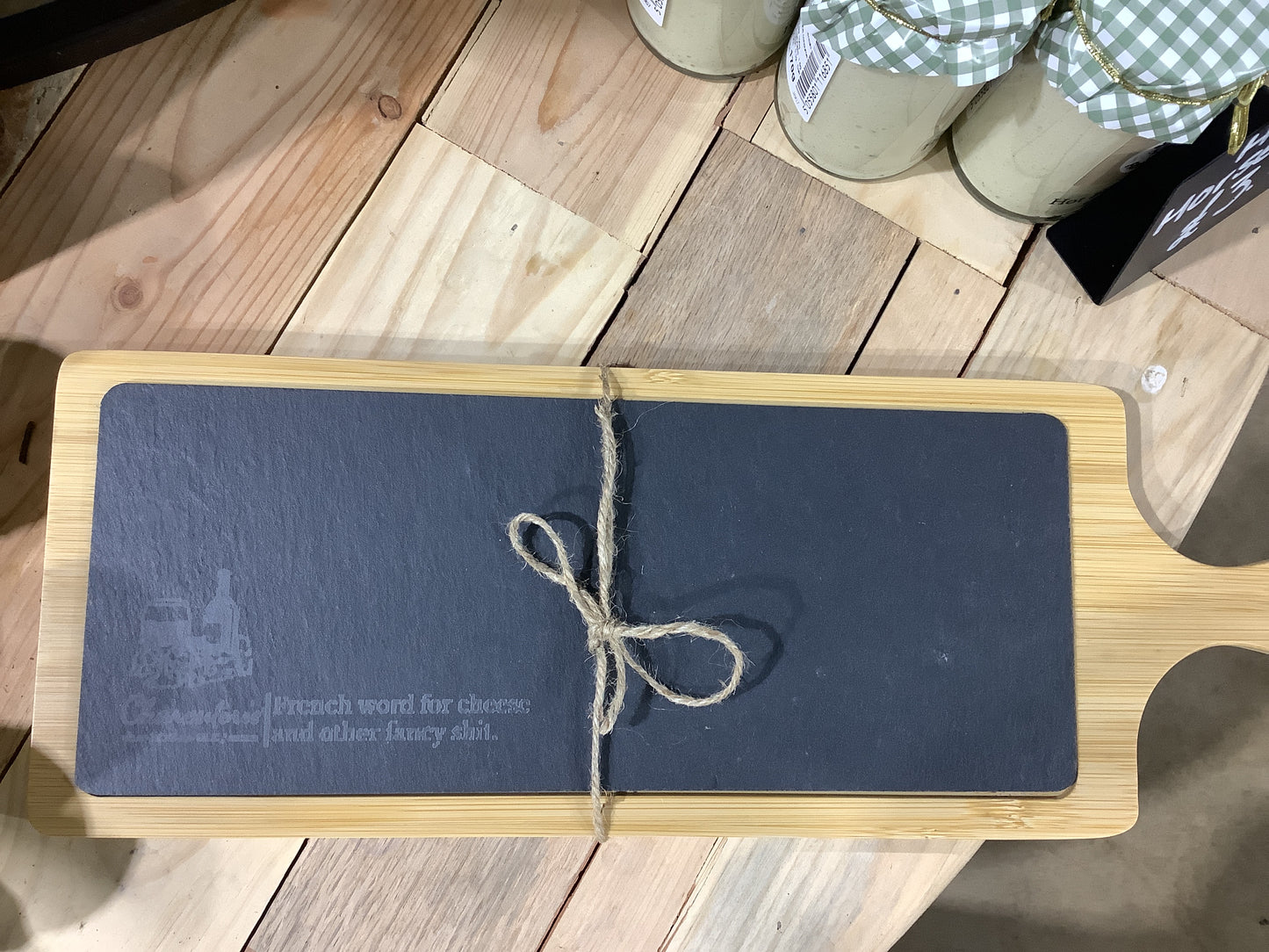 Wood & Slate Charcterie Board