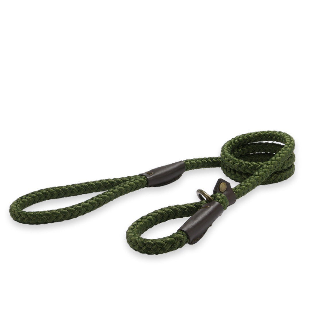 Ancol Heritage Slip Lead Green 120cm x 1.2cm