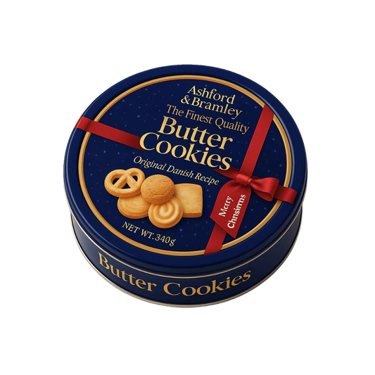 Ashford & Branley Butter Cookies – 340g Tin