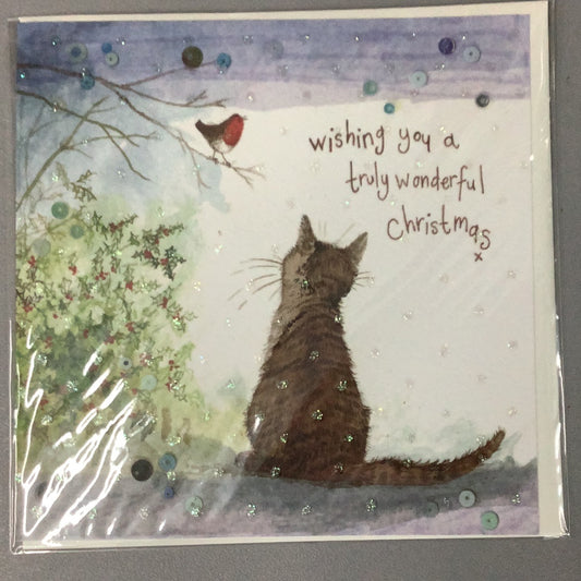 Alex Clark “Cat & Robin” Card