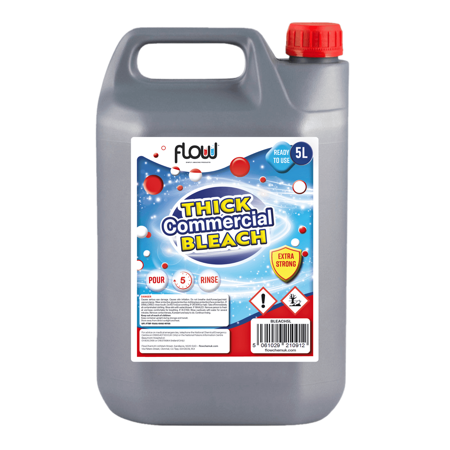 Flow Thick Commercial Bleach 5L