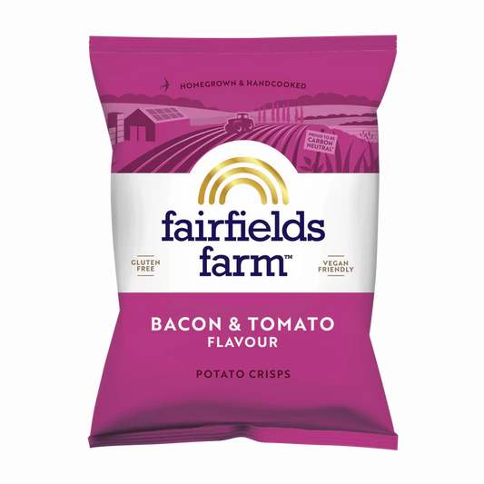 Fairfields Farm Bacon & Tomato Crisps 40g
