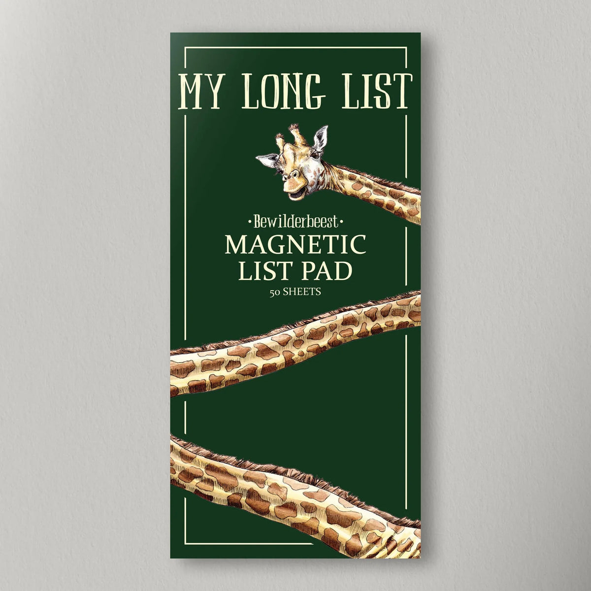 Bewilderbeest My Long List Magnetic Pad