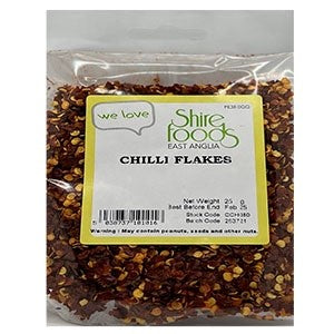 Shire Foods Chilli Flakes 25g