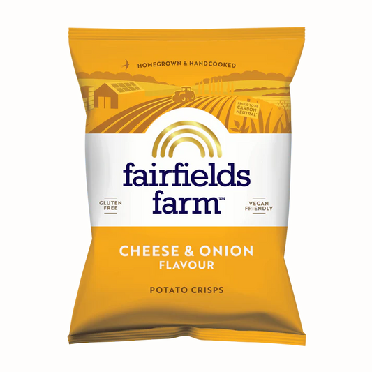Fairfields Farm Cheese & Onion Crisps 40g