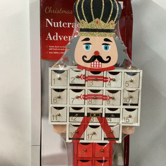 Wooden Nutcracker Advent Calendar