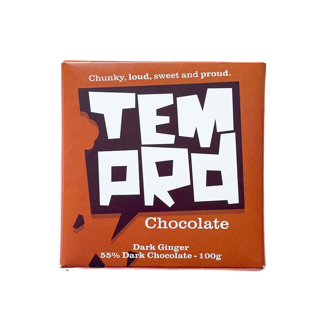 Temprd Dark Chocolate Ginger 95g