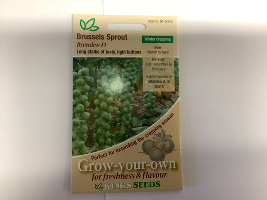 Kings Seeds Brussels Sprout Brenden F1