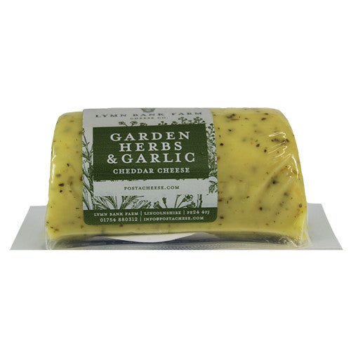 Our Garden Herbs & Garlic Cheddar Cheese Barrel 145g