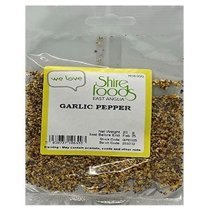 Shire Foods Garlic Pepper 20g