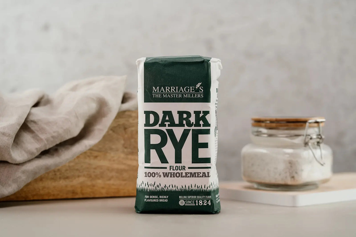 Marriages Dark Rye Flour 1kg