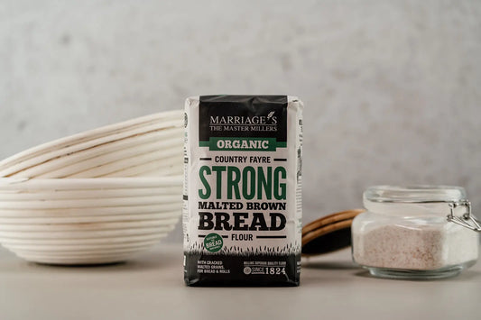 Marriages Organic Strong Malted Brown Bread Flour 1kg