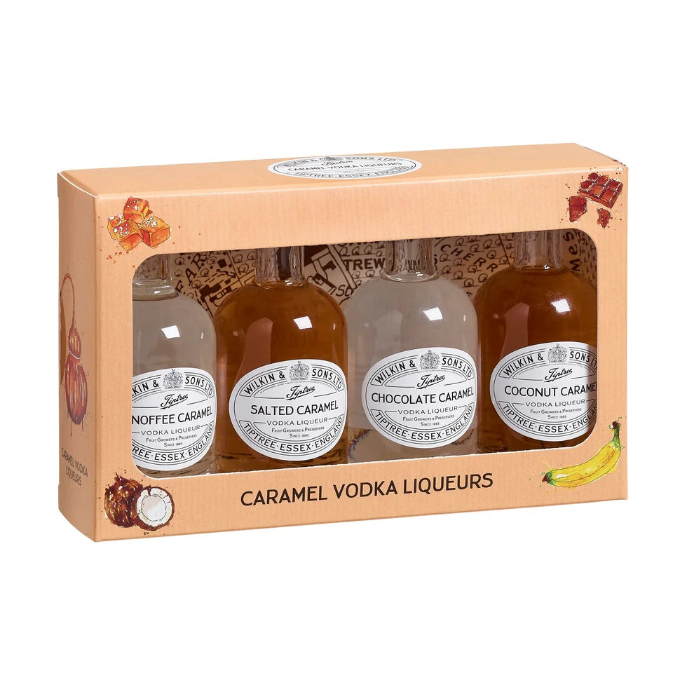 Wilkins Caramel Vodka Liqueurs Set x4