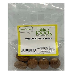 Shire foods Whole Nutmeg X5