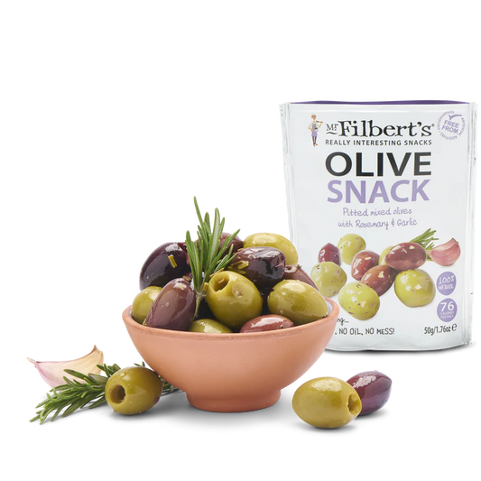 Mr Filberts Olive Snack Rosemary & Garlic 50g