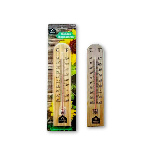 Shedmates Wooden Thermometer