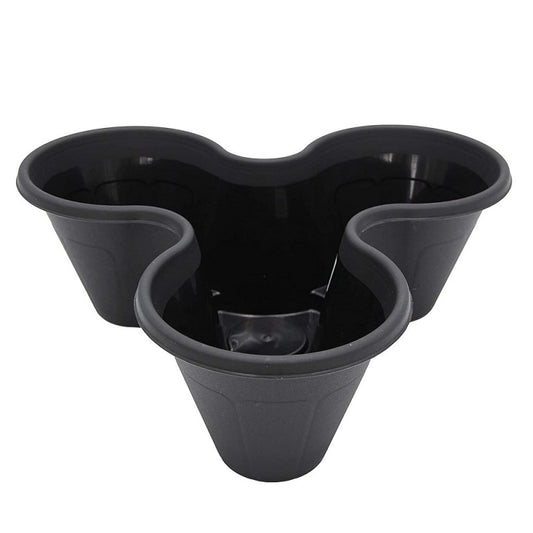 Stackable Strawberry Planter Colour Black