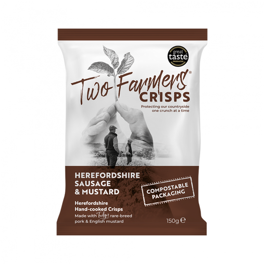 Two Farmers Sausage & Mustard Crisps 150g