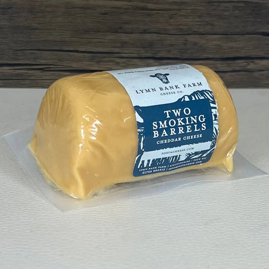 Our Two Smoking Barrels Cheddar Cheese Barrel 145g