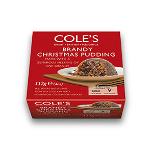 Coles Brandy Christmas Pudding 112g