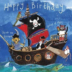Alex Clark "Pirate Pets" Card (Happy Birthday)