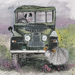 Alex Clark "Landrover" Card (Blank)